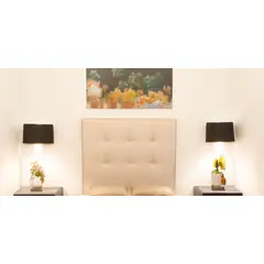 DISEÑOS VALESTRINI - RESPALDO PLAZA Y MEDIA LINO BEIGE