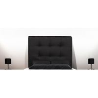 RESPALDO PLAZA Y MEDIA LINO NEGRO