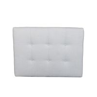 RESPALDO PLAZA Y MEDIA LINO GRIS CLARO