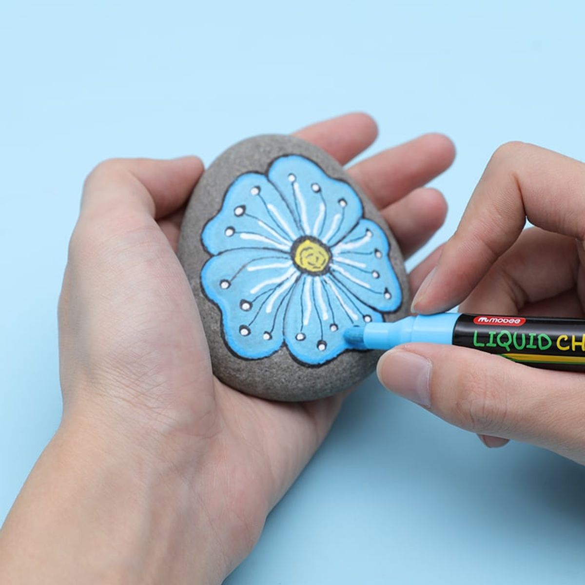 GENERICO - Marcadores Plumón Lápices Tiza Líquida 12 Colores Premium