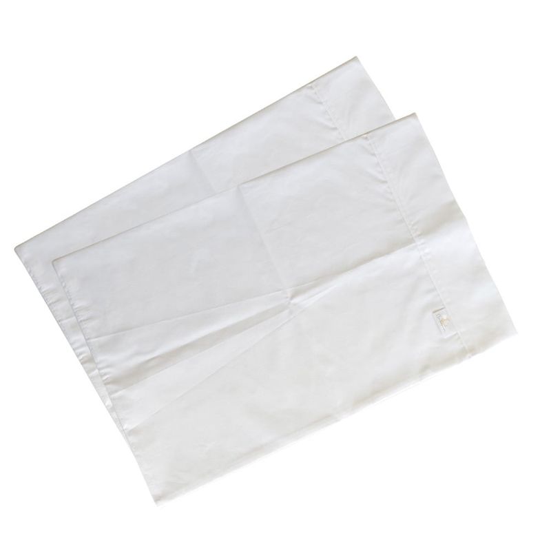 GENERICO - Set 2 fundas de Almohada para Colecho o Cuna 50cm X 30cm