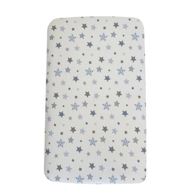 Imagen 2 del producto Sabana Moletón 100% Algodón para Colecho Estrellas Azules