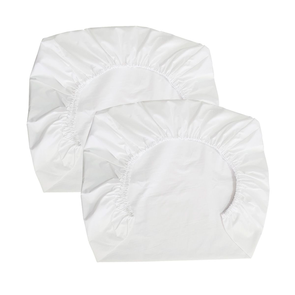 GENERICO - Set de 2 Sábanas Bajeras para Colecho Blancas