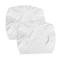 Set de 2 Sábanas Bajeras para Colecho Blancas