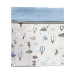 GENERICO - Set de Sábanas para Colecho 3 Piezas Diseño Globos Azules