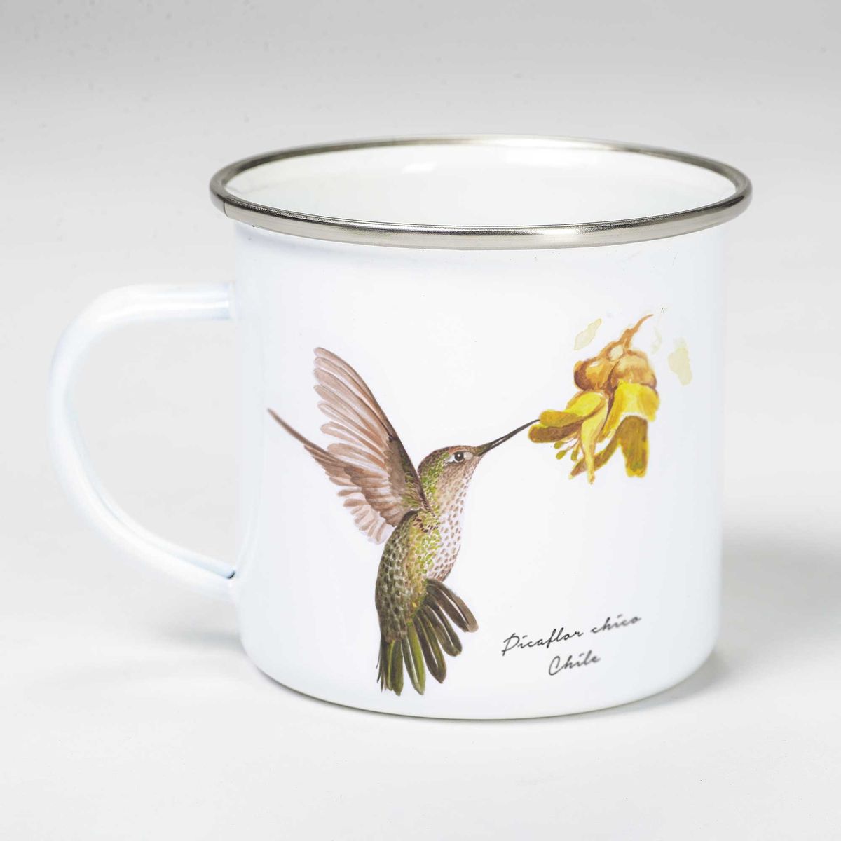 HOJA DE PARRA - Tazón Vintage, Hoja de Parra, Blanco, Picaflor chico, 300 ml.