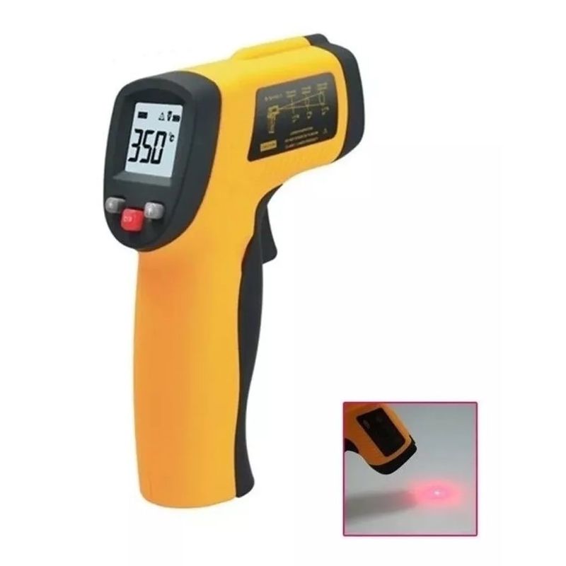 GENERICO - Termometro Industrial Infrarrojo Digital Laser 380° 1489679311