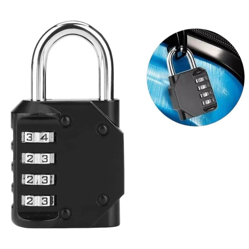 GENERICO - Candado De Seguridad Con Clave Candados Numerico 4 Digitos