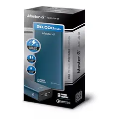 MASTER G - Batería Externa - Power Bank Máster G 20000mah Carga Rápida
