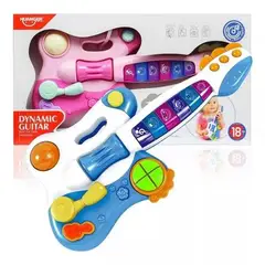 HUANGER - Guitarra didactica musical con luces y sonidos