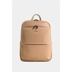 VELEZ - Vélez Tula Morral Nylon Reciclado Mujer Manija Trenzada Arena