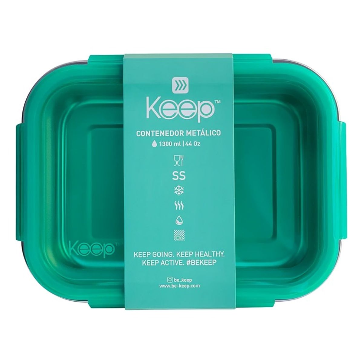 KEEP - HERMETICOS METALICOS 650 ML KEEP VERDE