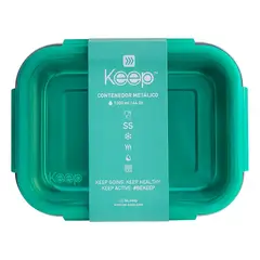 KEEP - HERMETICOS METALICOS 650 ML VERDE