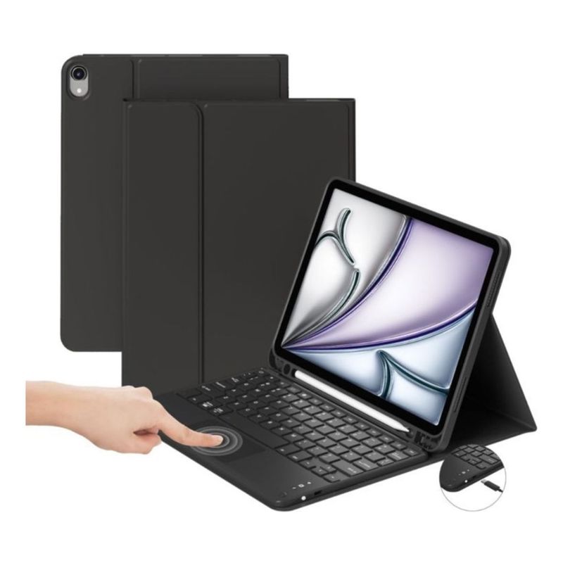 GENERICO - Funda Para iPad Air 6 2024 + Teclado Español Touchpad
