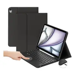 GENERICO - Funda Para iPad Air 6 2024 + Teclado Español Touchpad