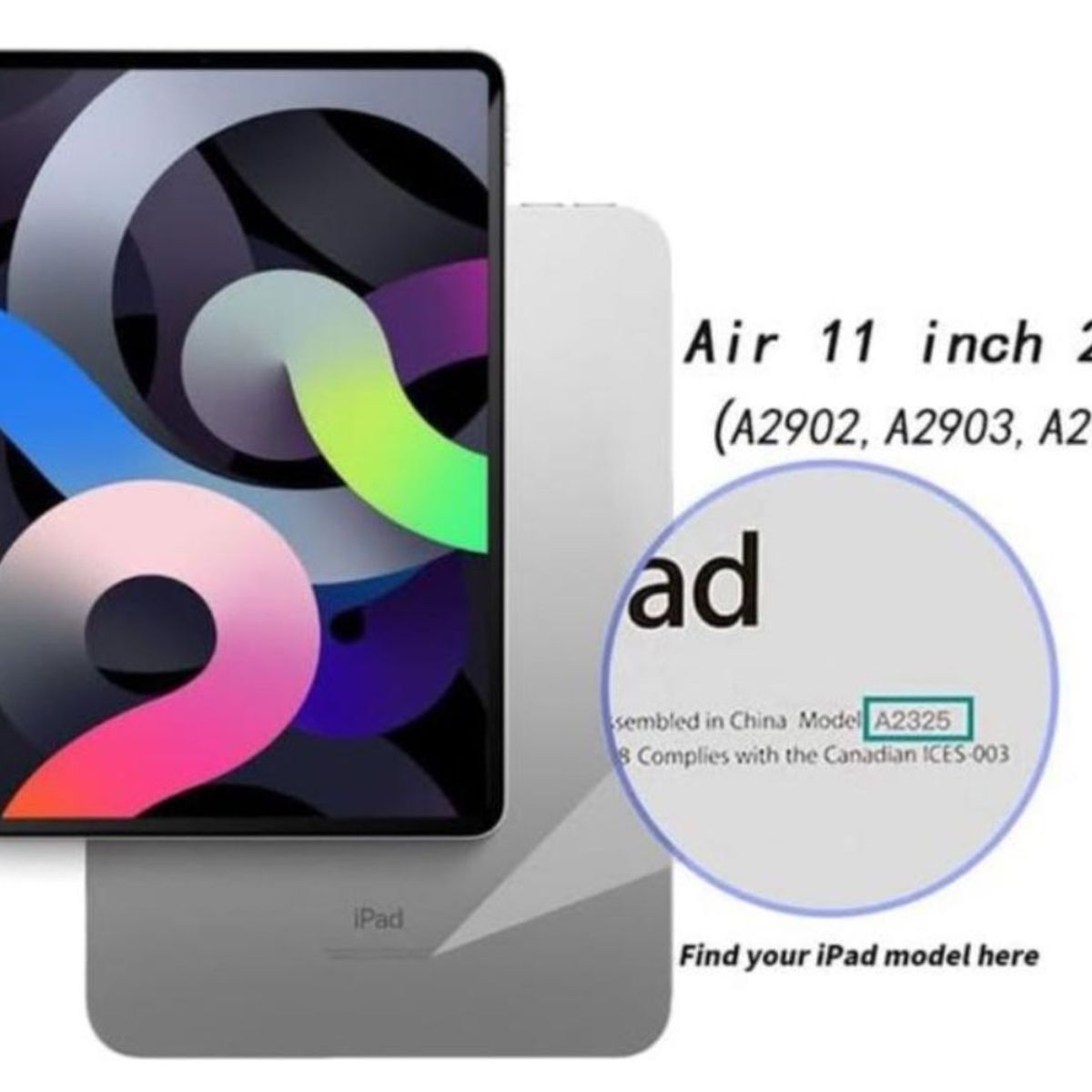 GENERICO - Funda Para iPad Air 6 2024 + Teclado Español Touchpad