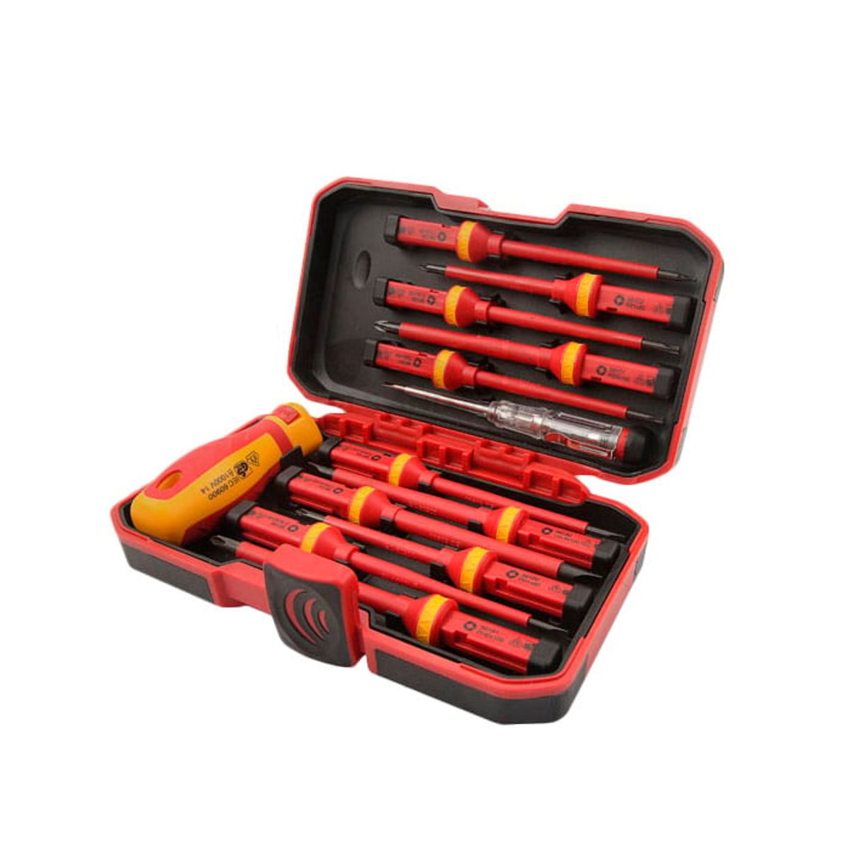 TOLSEN - ATORNILLADOR INTERCAMBIABLE AISLADO 13 PIEZAS TOLSEN