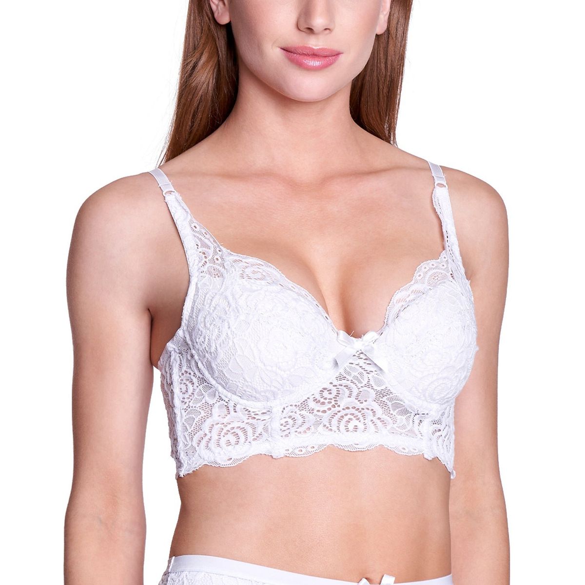 BAZIANI - Sostén Bustier Encaje 3896