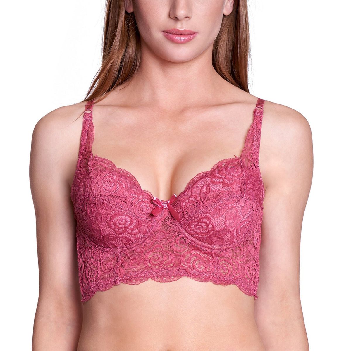 BAZIANI - Sostén Bustier Encaje 3896