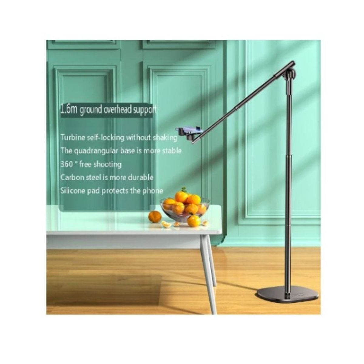 GENERICO - Soporte De Pie Para Celular iPad 360° Brazo Ajustable