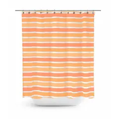 ASPEN - Set Cortina De Baño Forro Fiona Naranja 180 X 180 Cm
