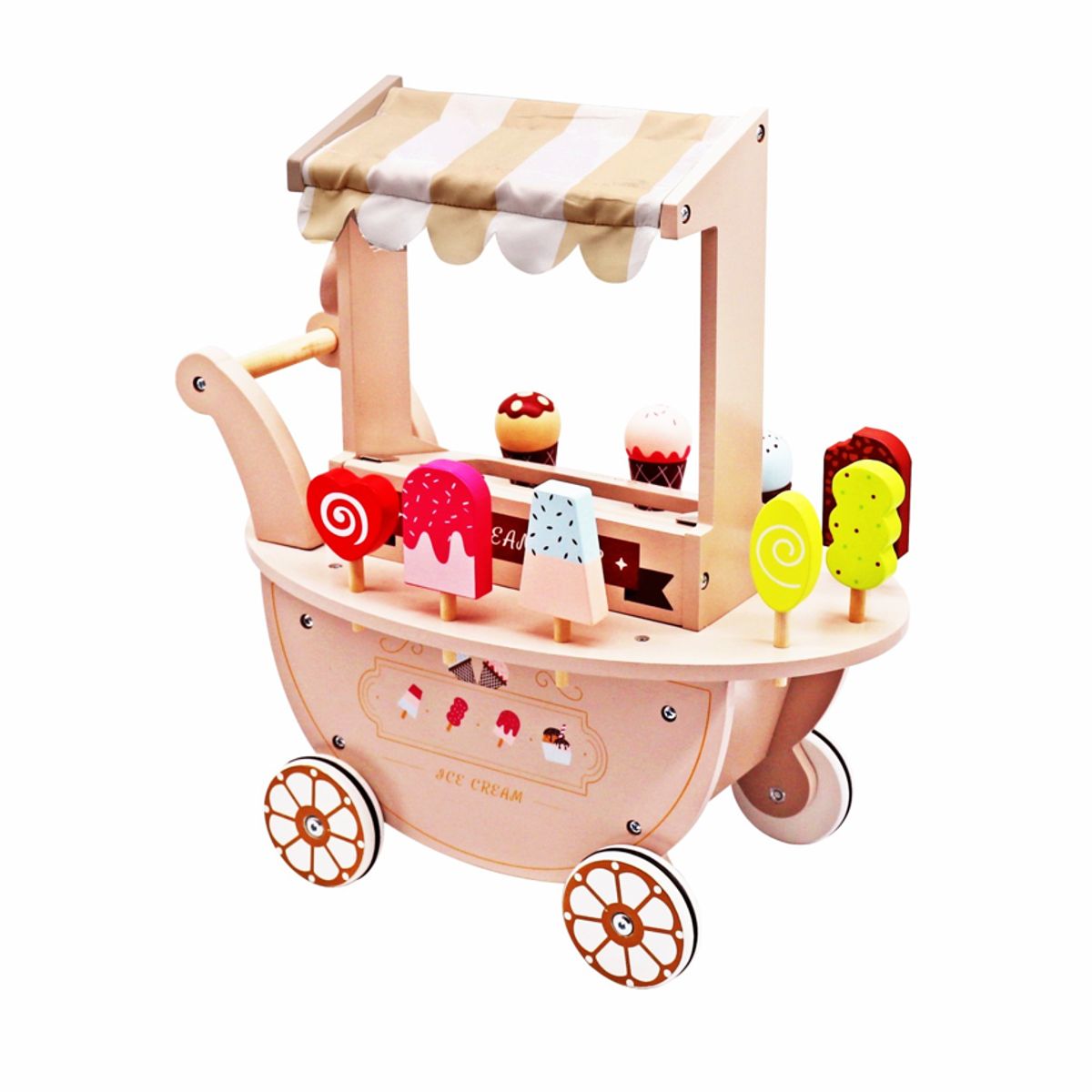 KIDSCOOL - Carrito De Helado Didáctico