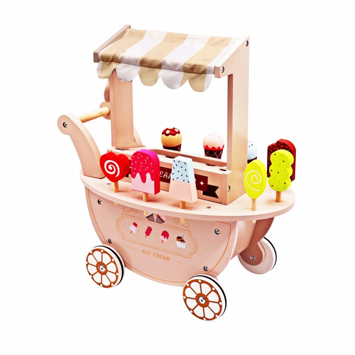 KIDSCOOL - Carrito De Helado Didáctico
