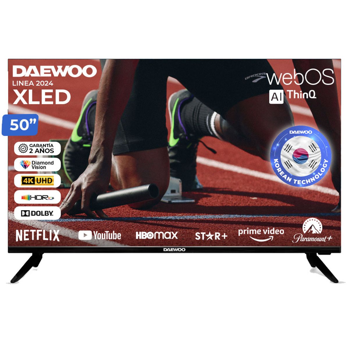 DAEWOO - Televisor Smart Tv Daewoo 50 Webos Linea Xled 2024