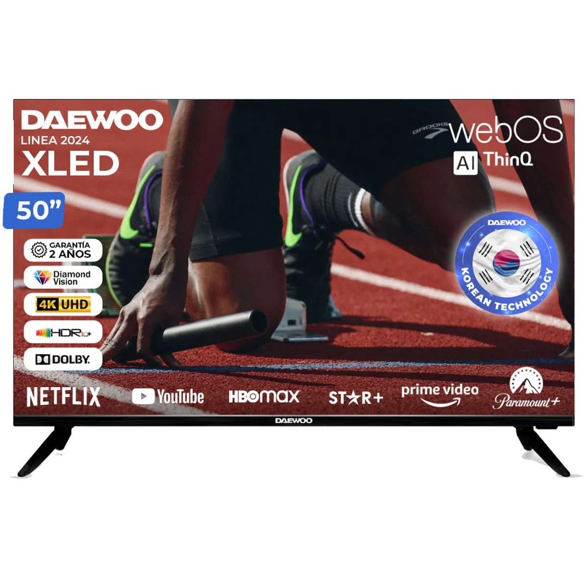 DAEWOO - Televisor Smart Tv Daewoo 50 Webos Linea Xled 2024