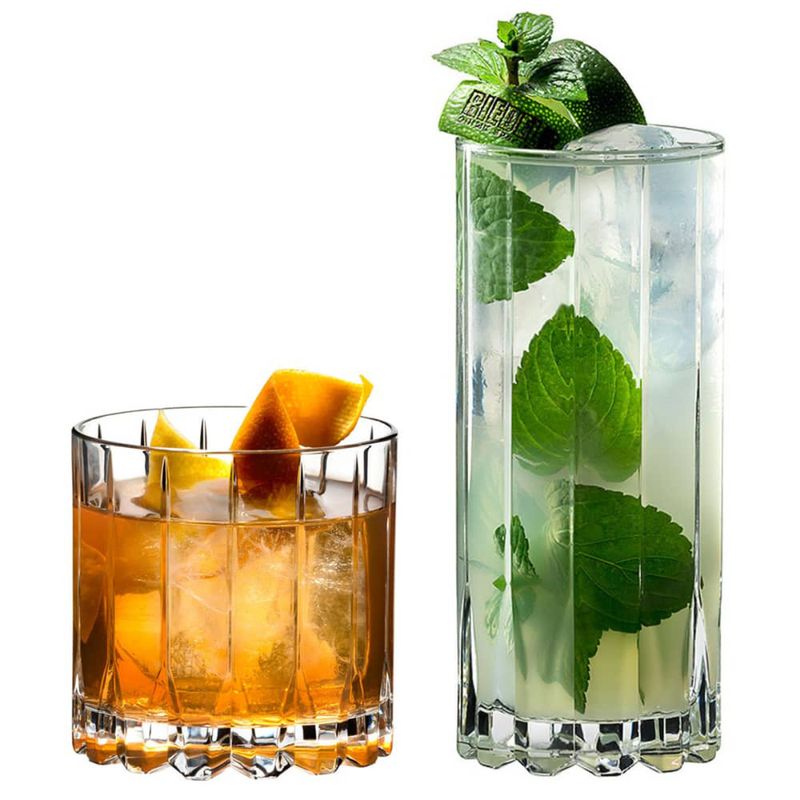 RIEDEL - SET 8 VASOS ROCKS&HIGHBALL