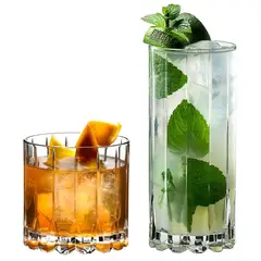 RIEDEL - SET 8 VASOS ROCKS&HIGHBALL