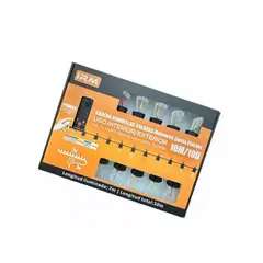 GENERICO - Guirnalda De Carga Solar 10m Con 10 luces Led Multicolor