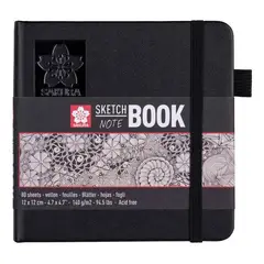 SAKURA - Sketchbook Hoja Blanco Crema 12x12cm 140gr 80hj