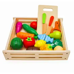 KIDSCOOL - Set De Frutas y Verduras Didáctico Montessori