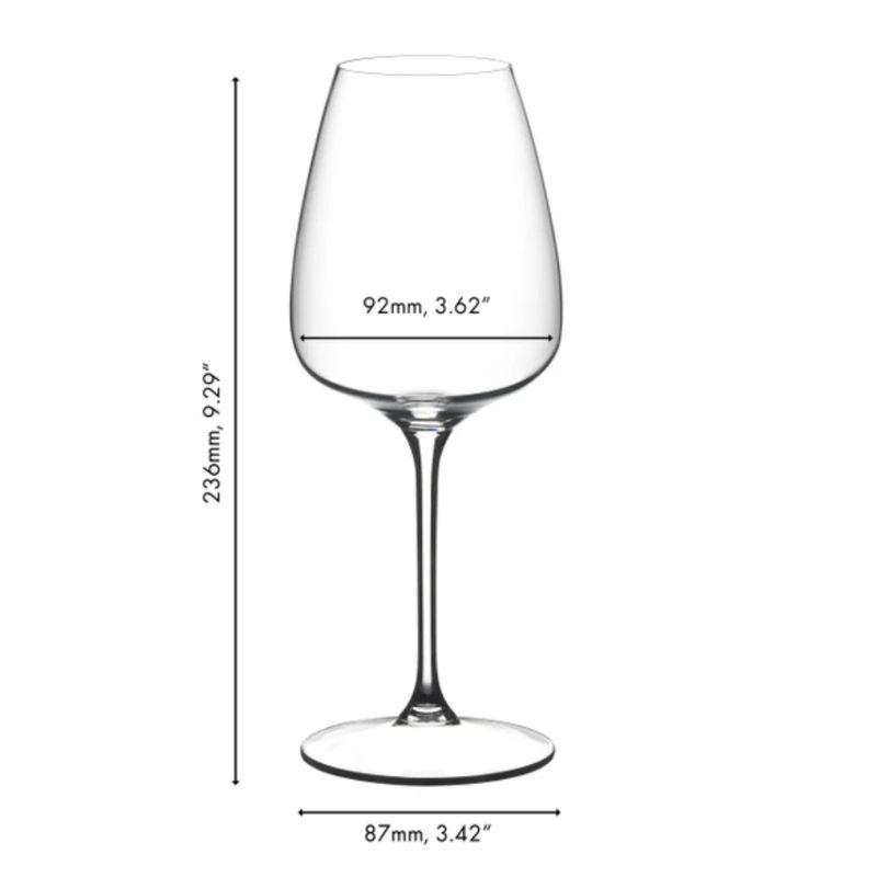 RIEDEL - SET 2 COPAS GRAPE VINO BLANCO/CHAMPAGNE/SPRITZ