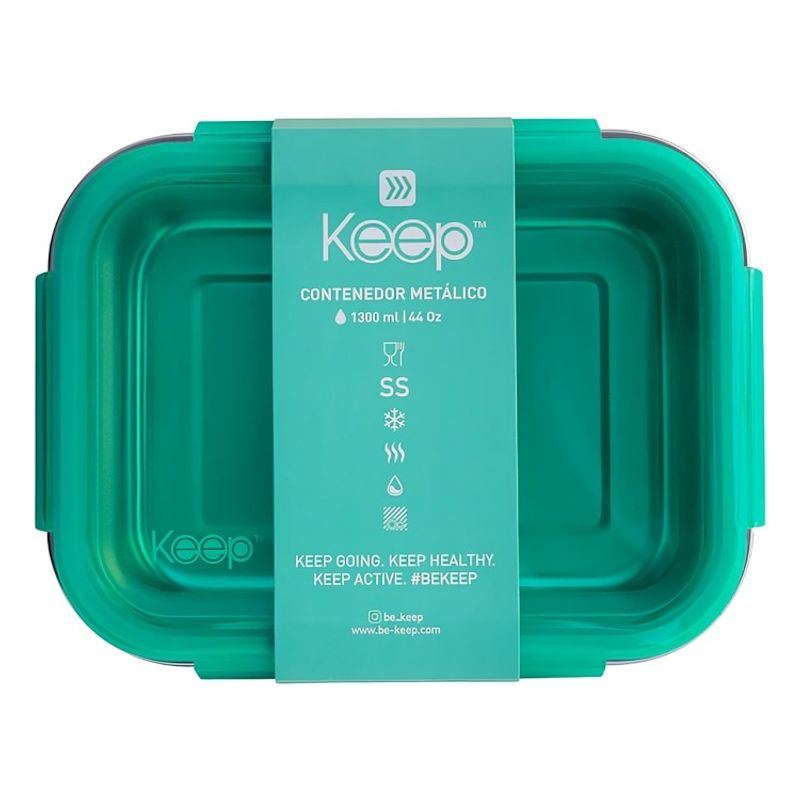 KEEP - HERMETICOS METALICOS 650 ML KEEP VERDE
