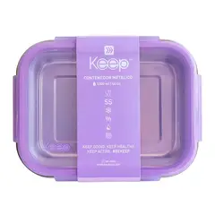 KEEP - HERMETICOS METALICOS 650 ML FUCSIA