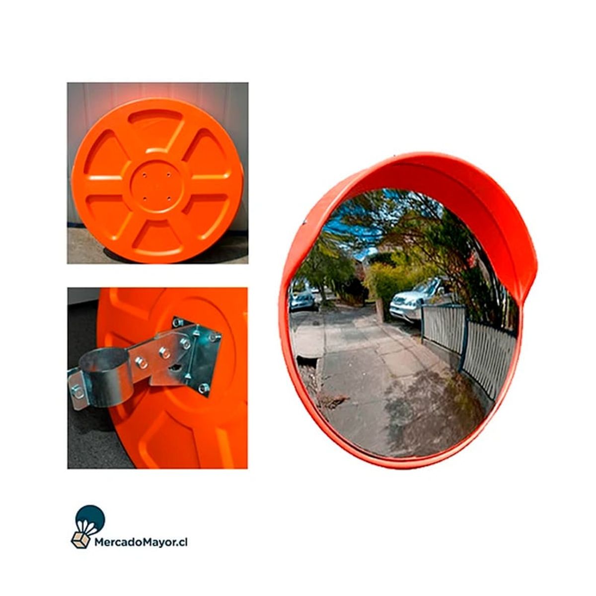 GENERICO - Espejo Panorámico Uso Exterior e Interior 100 cm