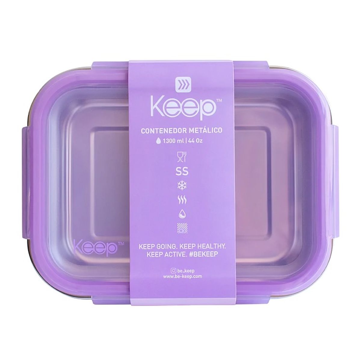 KEEP - HERMETICOS METALICOS 1300 ML KEEP MORADO