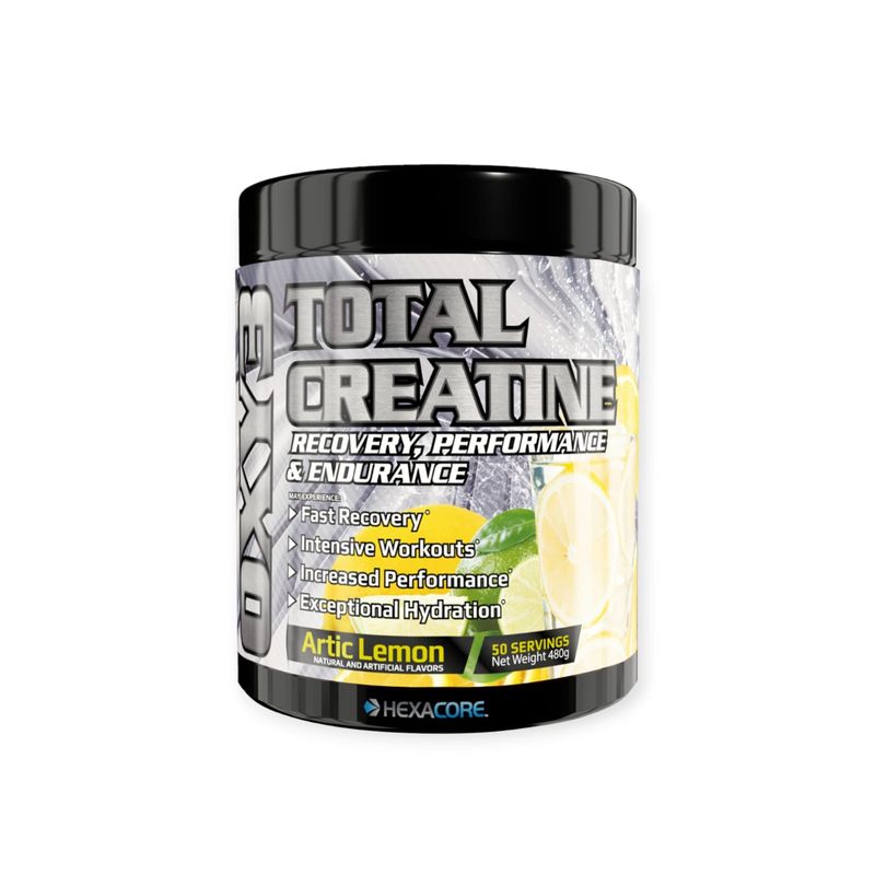 HEXACORE - CREATINA TOTAL OXY 3 480GR 50 SV LIMON - HEXACORE
