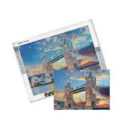 SOLEIO - Kit De Arte Pintura Diamantes Puente de Londres 40 x 30 cm
