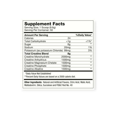 Imagen 2 del producto CREATINA TOTAL OXY 3 480GR 50 SV FRUIT PUNCH-