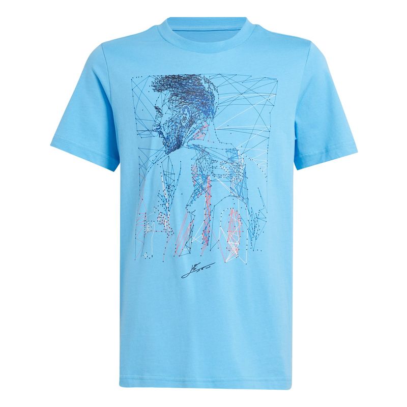 ADIDAS - Polera Messi Fútbol Estampada Kids