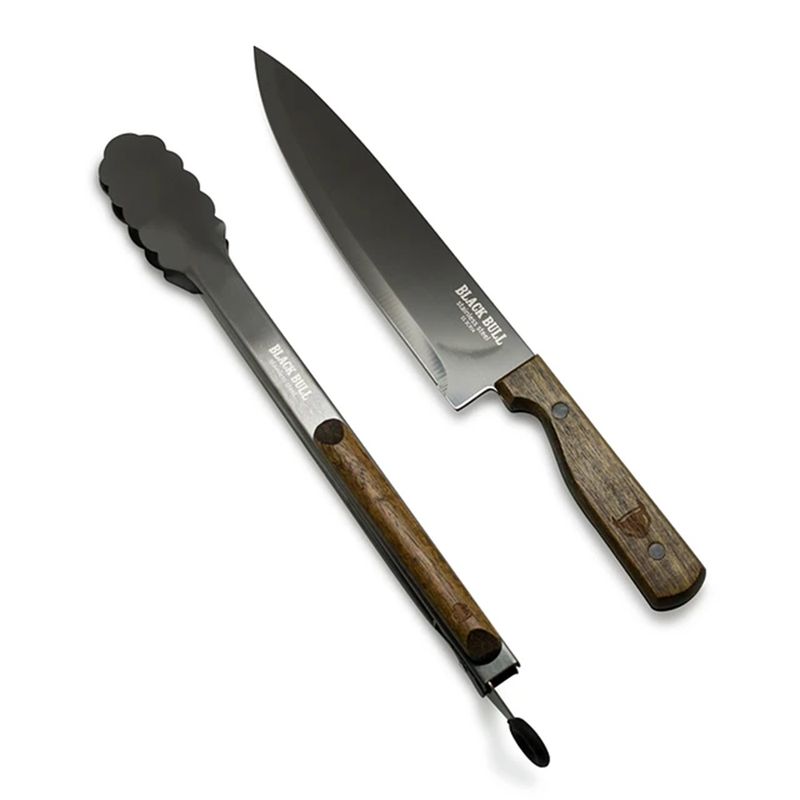 BLACK BULL - SET CUCHILLO + PINZAS BLACK BULL