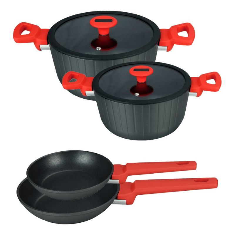 KITCHENWARE - PACK 6 PIEZAS CAMDEN ROJO