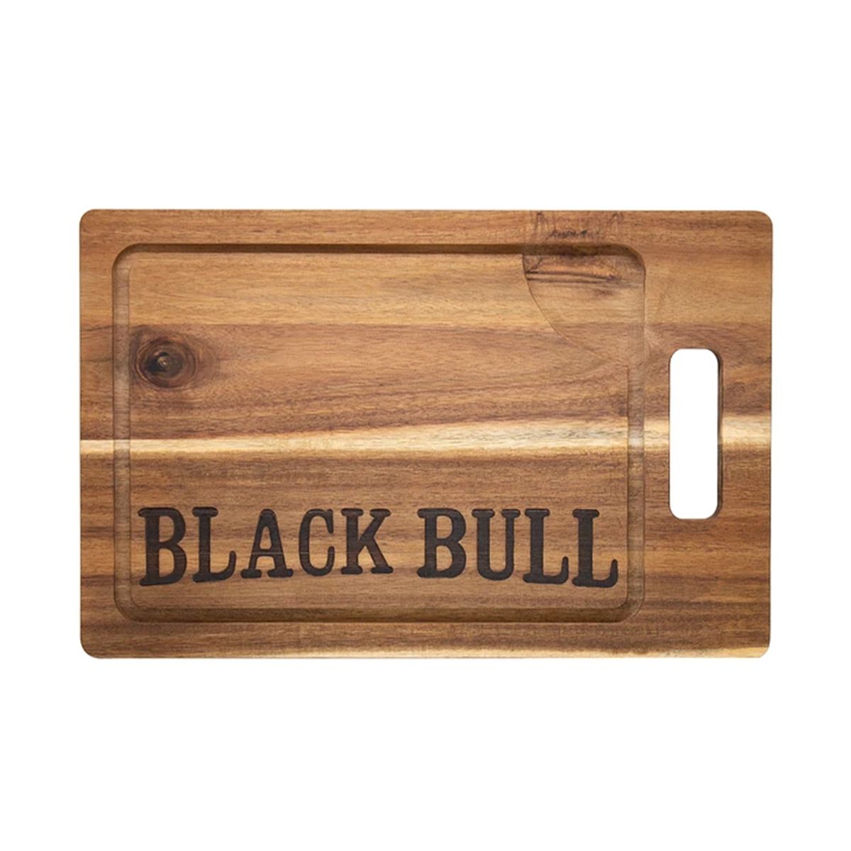 BLACK BULL - Tabla Para Picar Parrillera Madera Black Bull 40cm - Asados