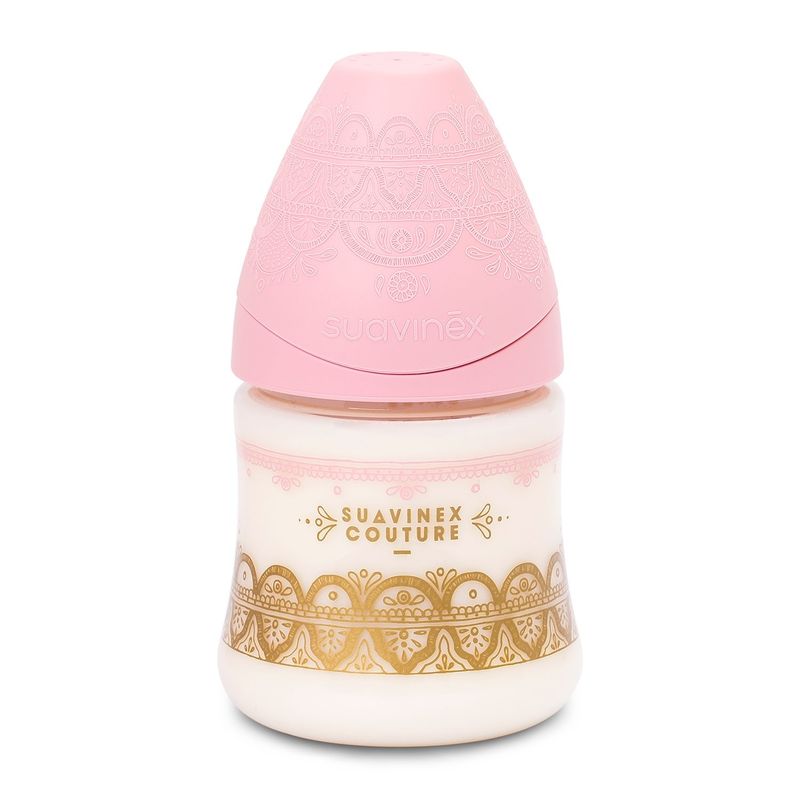 SUAVINEX - MAMADERA 150ML PREMIUM SILICONA ROSADO