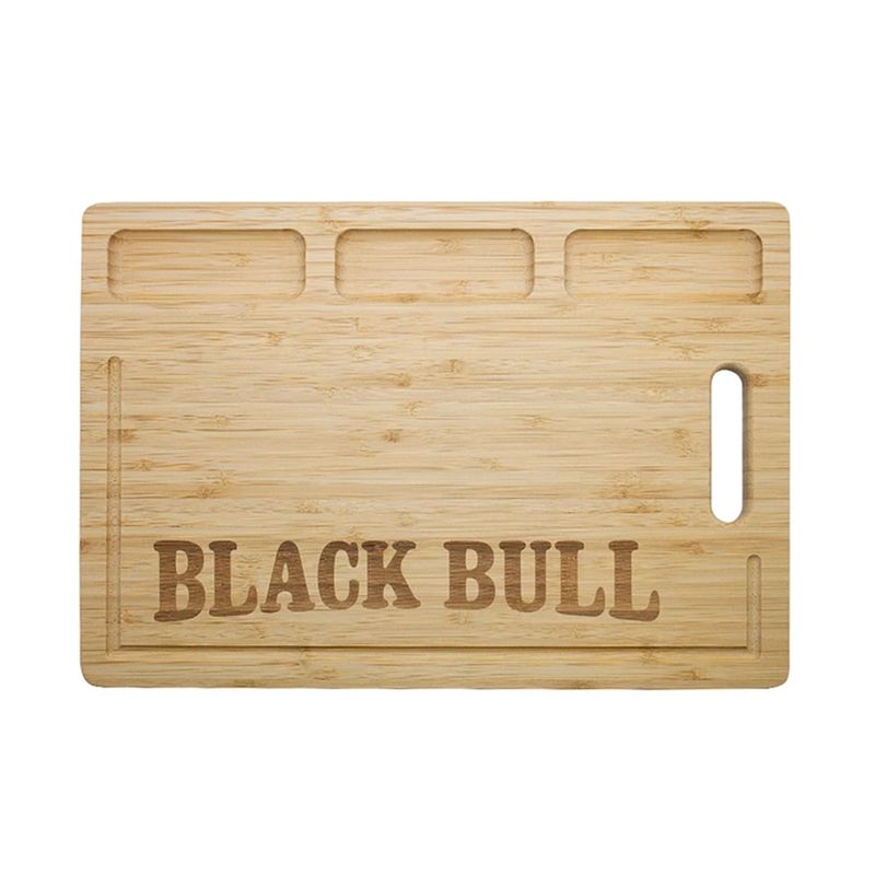 BLACK BULL - Tabla De Cortar Picar Carne Marca Black Bull Asado Bbq