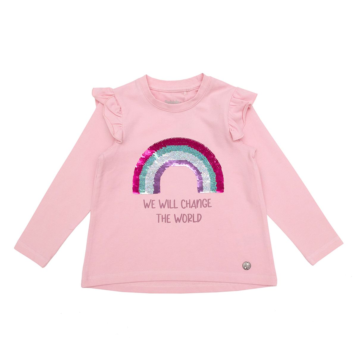 BUBBLE GUMMERS - Polera Manga Larga Niña Bubblegummers Julieta Rosado