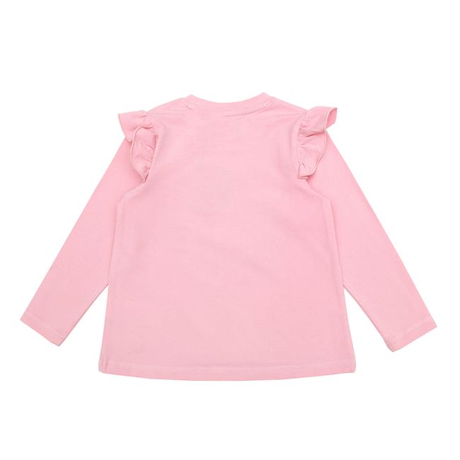 BUBBLE GUMMERS - Polera Manga Larga Niña Bubblegummers Julieta Rosado